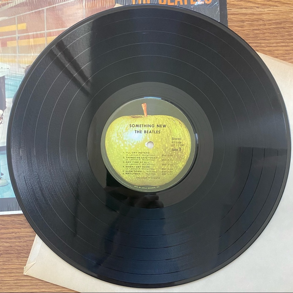 The Beatles Something New Vinyl Record - Picture 4 of 7